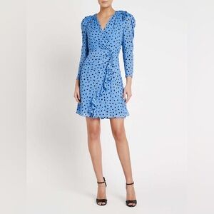 Rebecca Taylor Nova Dot Wrap Dress